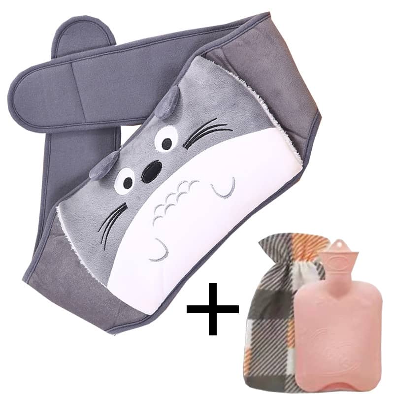 Plush Waist Warmer Belt – Hot Water Bottle Belly Band