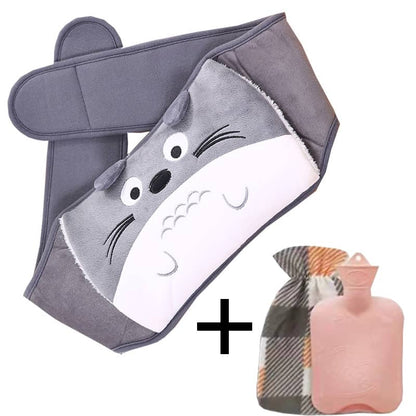 Plush Waist Warmer Belt – Hot Water Bottle Belly Band