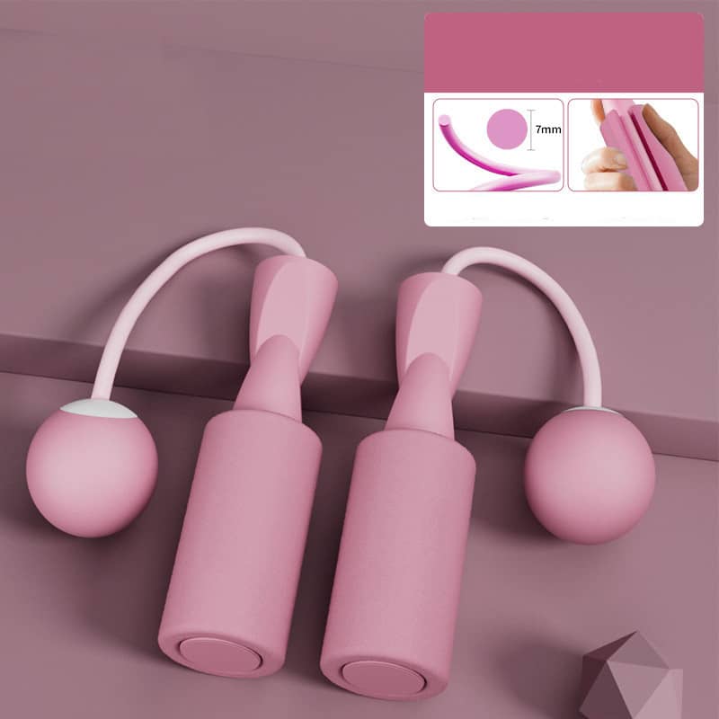 Cordless Weighted Jump Rope with Ball Handles