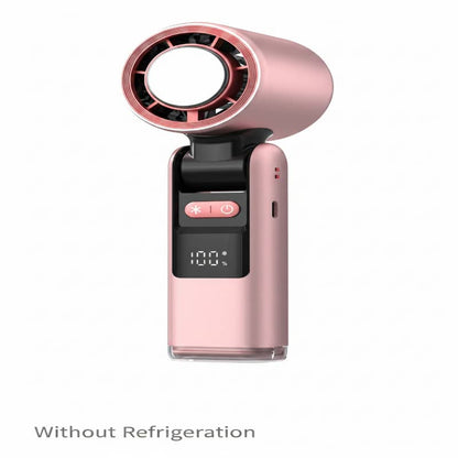 Portable USB Handheld Fan with Digital Display