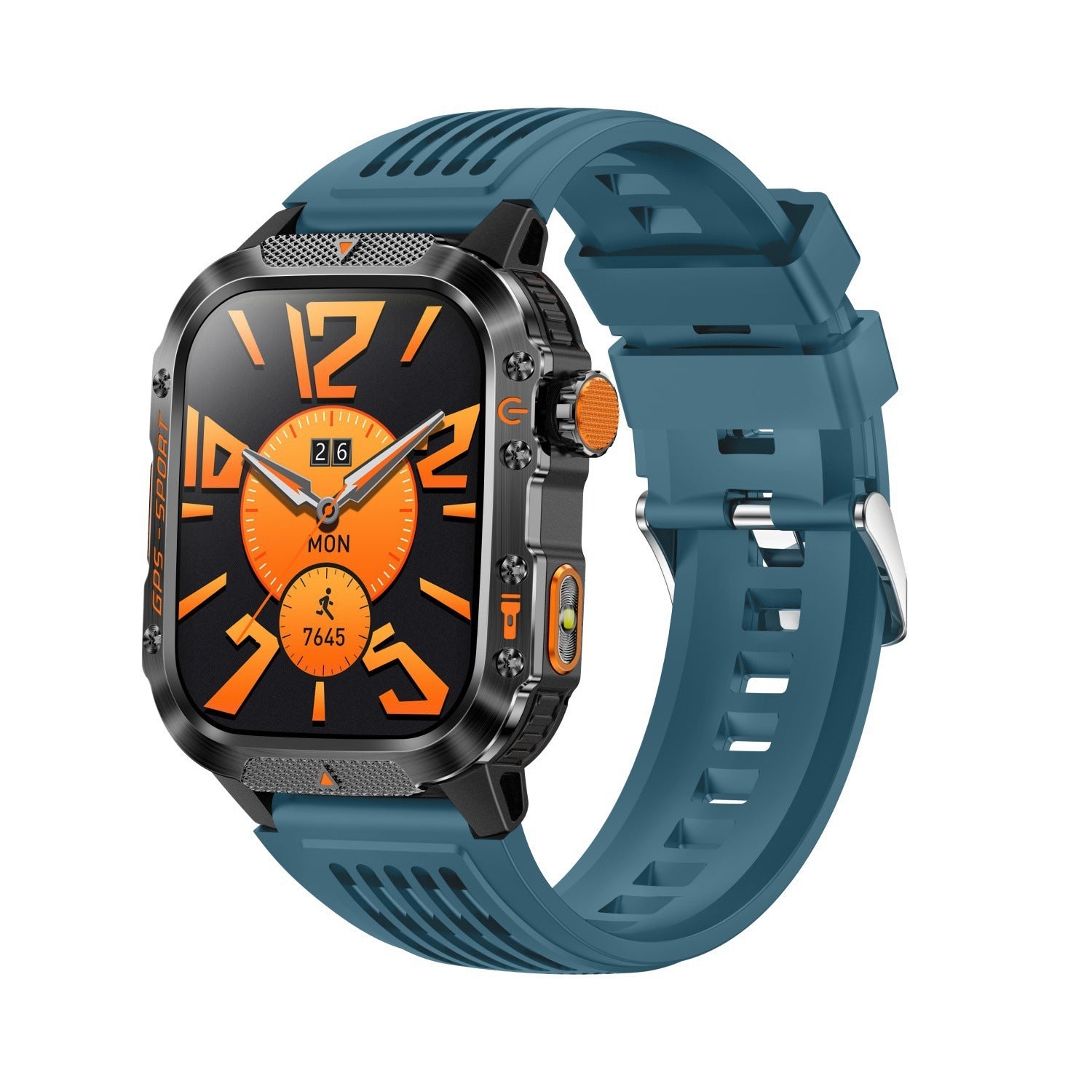 GPS BeiDou Positioning Bluetooth Calling Heart Rate Outdoor Three-proof Sports Watch - Hi Fitness Gym Crop Tank Top Leggings Set - Hi Fitness