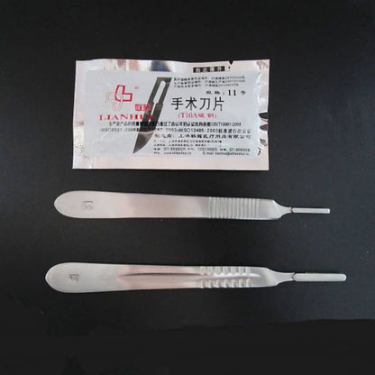 Precision Scalpel Handle & Blade Set – Stainless Steel Craft Knife Tool