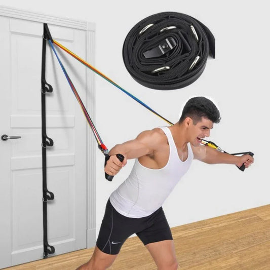 Portable Home Fitness Door Strap - Multi-Point Anchor Strength Training Accessories - Hi Fitness Gym Crop Tank Top Leggings Set - Hi Fitness