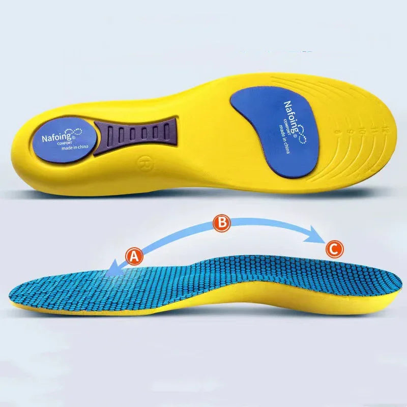 Men’s Thick Shock-Absorbing Sports Insoles. Comfortable Athletic Foot Support - Hi Fitness Gym Crop Tank Top Leggings Set - Hi Fitness
