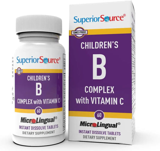 Superior Source Child B-Complex Vitamins (60 Tablets)/Supplements