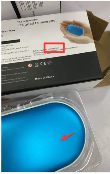 Dual-Sided Portable Hand Warmer