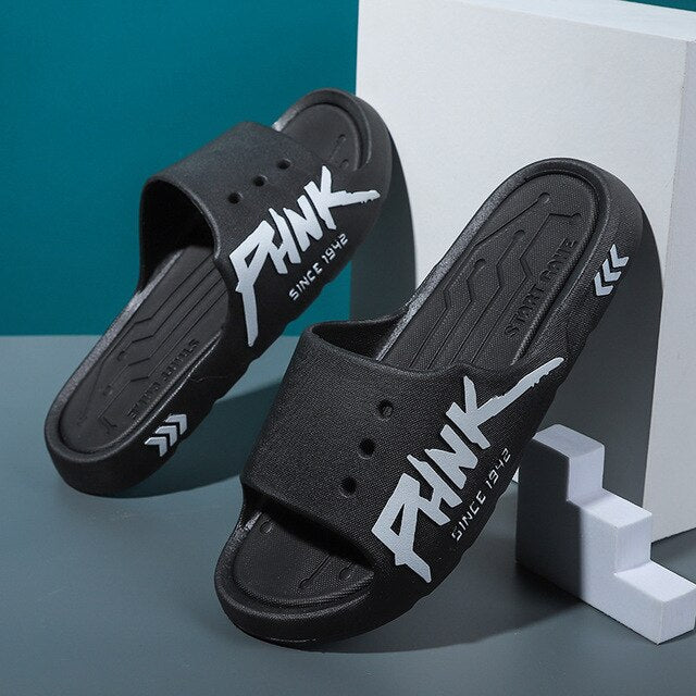 JOYWILL/Summer Men Slippers Outdoor Male Shoes Anti-slip