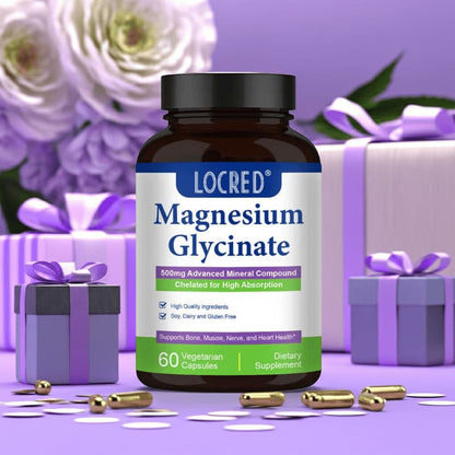Magnesium Glycinate Capsules – Sleep, Stress & Muscle Support