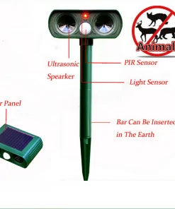 Ultrasonic Solar Animal Repellent/Outdoor
